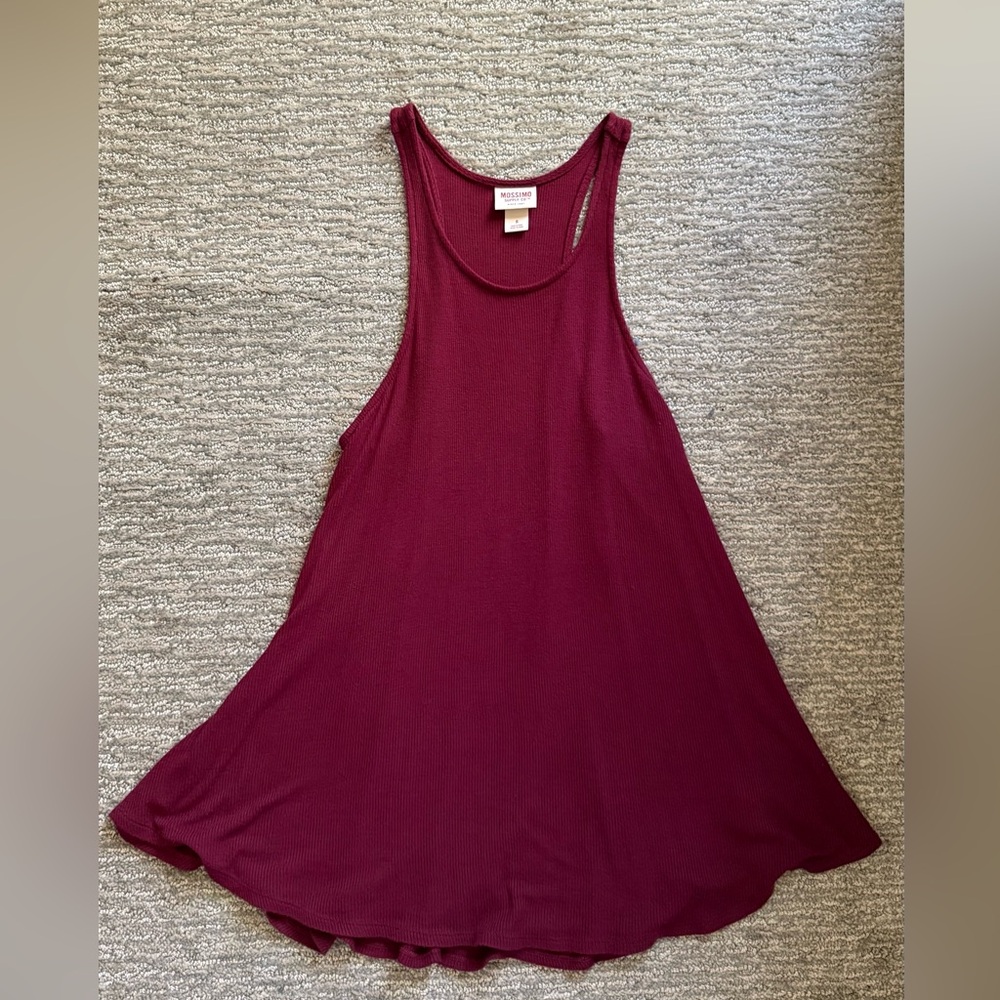 Mossimo Supply Co. Maroon Tank Top